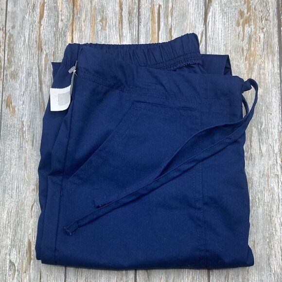Unisex Core Essentials Drawstring Scrub Pant Size S - Picture 1 of 14